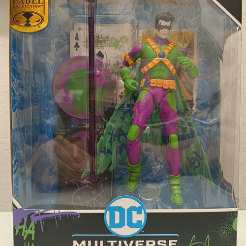 DC Mcfarlane Robin Jokerized edition action figure like new