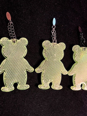 Reflective Bear new, yellow-green