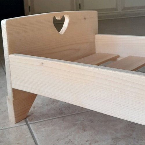 Handmade wooden bed new without chemical varnishes