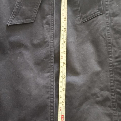 Trench coat blue cotton women's medium-large like new with belt