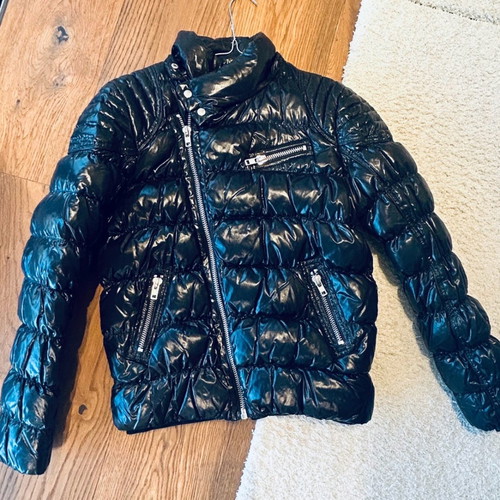 Biker jacket Diabless with detachable hood like new, size S