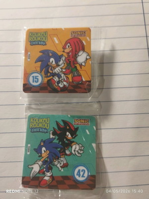 Kouroukou Sonik stickers new, pack of 2 sealed