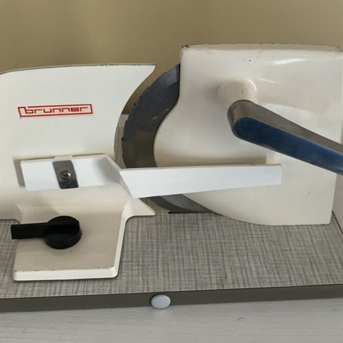 Brunner Vintage Manual Meat Slicer Used