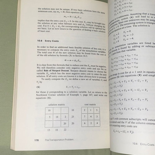 Linear Programming with FORTRAN by Carvel S. Wolfe like new