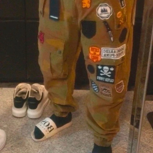 Dsquared2 Military Cargo Pants size 50 IT like new, beige multicolor