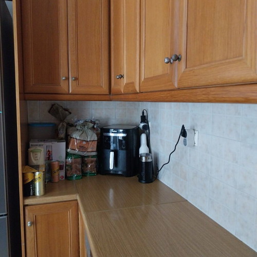 Kitchen cabinets used, classic design, solid wood, U-shape 2.7x3.0x2.3 m
