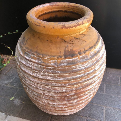 Traditional Koronaiiko Clay Jar, large decorative pottery
