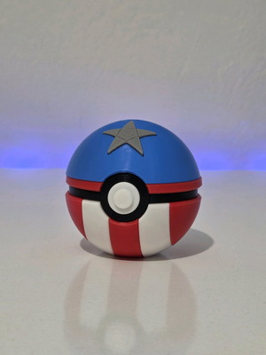 Pokéball Captain America new with keychain gift