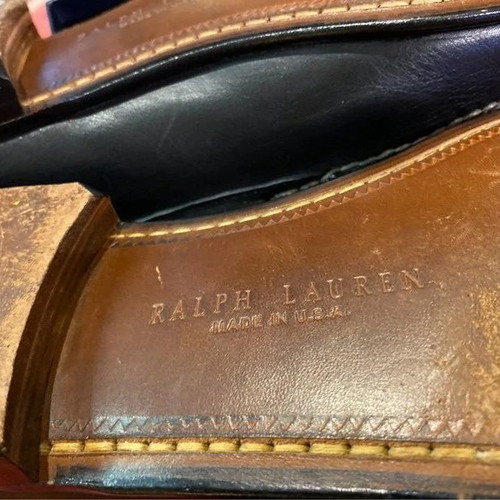 Ralph Lauren Loafers size 45 like new, black calf leather