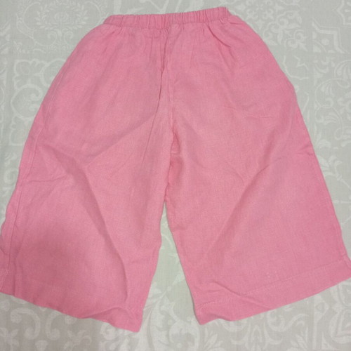 Pink Yell Oh! Girls' Pants like new, wide legs, linen blend