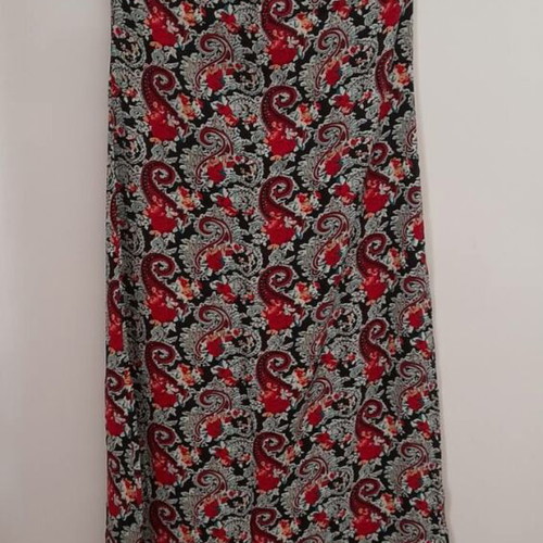 Emprime dress with neck tie and open back like new, size L