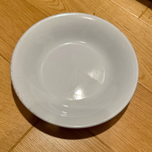 Retro plates used, set of 2, Chalkis Hellas Iron Stone