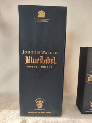 Johnnie Walker Blue Label μεγάλο vintage κουτί παρουσίασης, χωρίς μπουκάλι