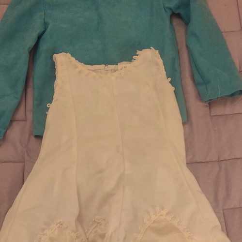 Smurfette costume used for girl 6 years old 116 cm