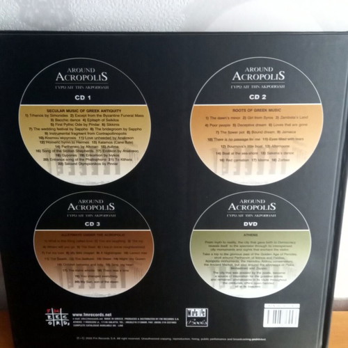 Around Acropolis photo album like new with 4 CDs