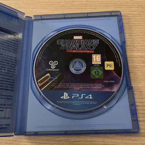 Guardians of the Galaxy Telltale Series PlayStation 4 game like new