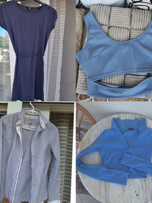 Clothing pack Selected blue small-medium like new