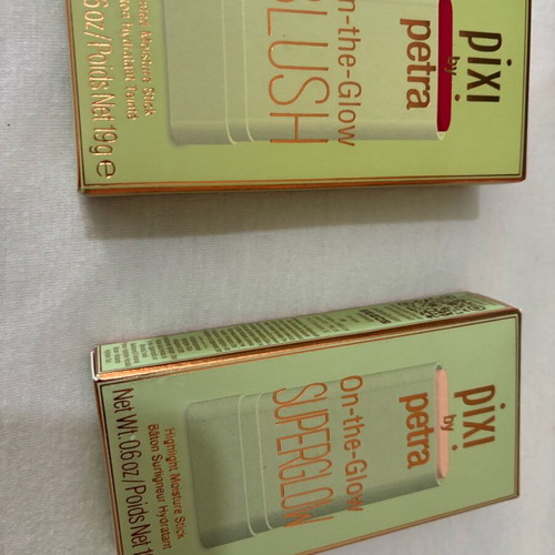 Pixi On-the-Glow Blush and Superglow Highlighter Stick Set