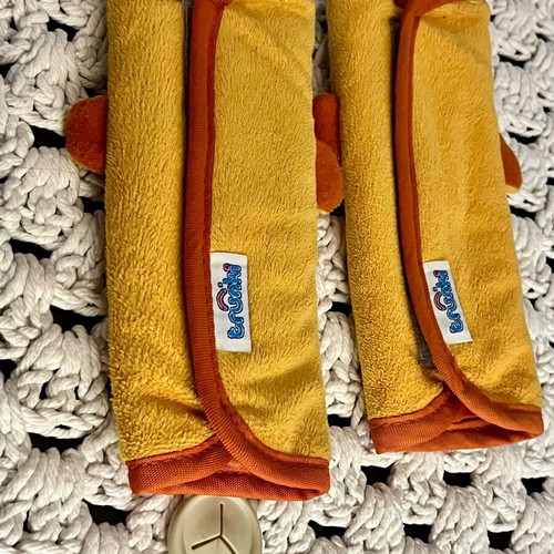 Trunki car seat belt pads used, SnooziHedz Mylo the Monkey