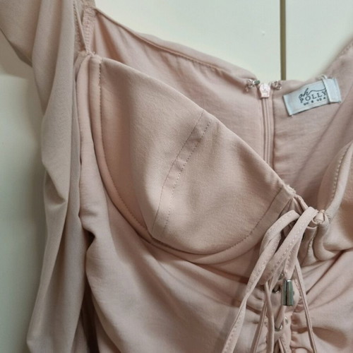 Oh Polly pink mini dress new