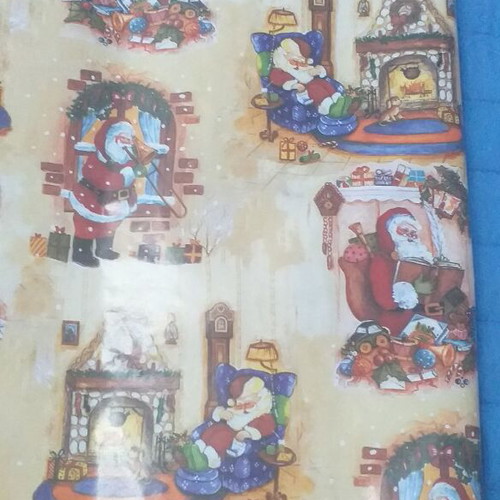 Christmas wrapping paper new, pack of 8 sheets