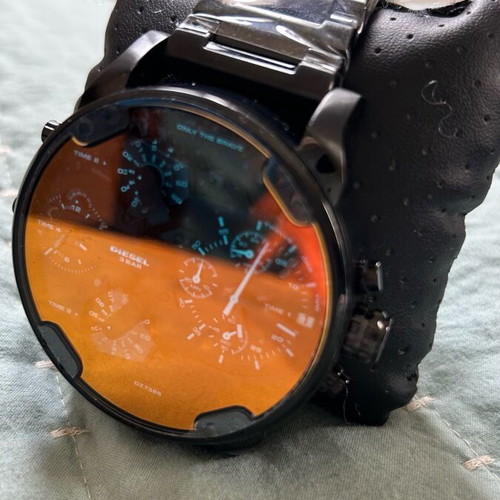 Diesel watch new, unisex, black