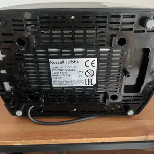 Russell Hobbs toaster used, black, lightly used