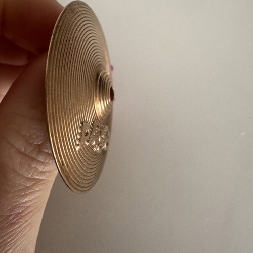 Καρφίτσα Paiste Cymbals 4,5 εκ. μεταχειρισμένη, vintage μέταλλο