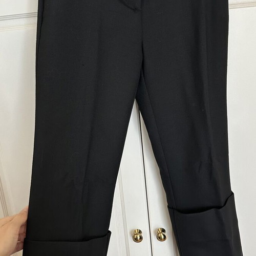 Zini pants with boot effect, black, size M