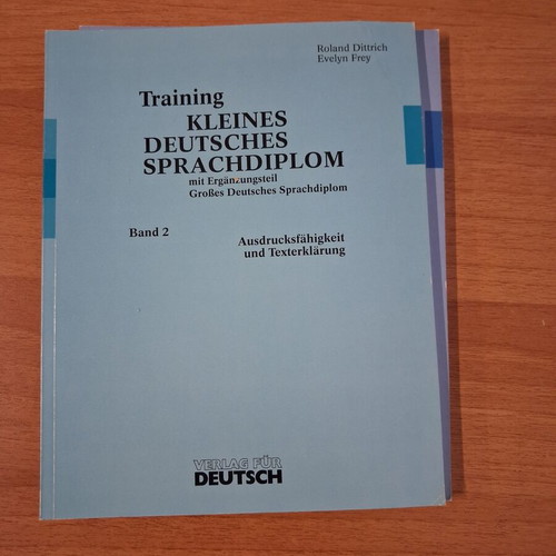 Training Kleines Deutsches Sprachdiplom Band 2 like new