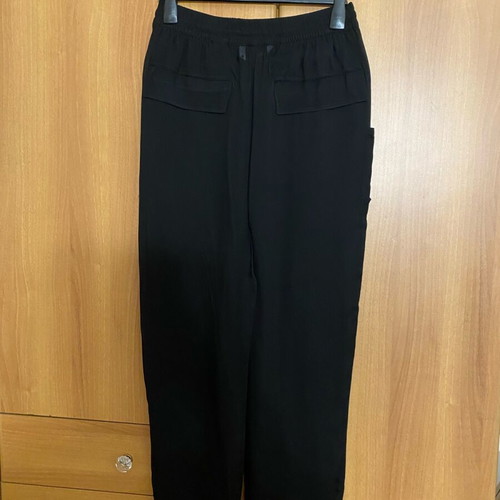 Zara Sheer Pants with Shorts Lining New, Black, Size L