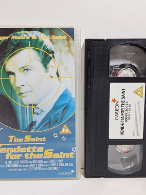 Vendetta for the Saint VHS used, action adventure crime series