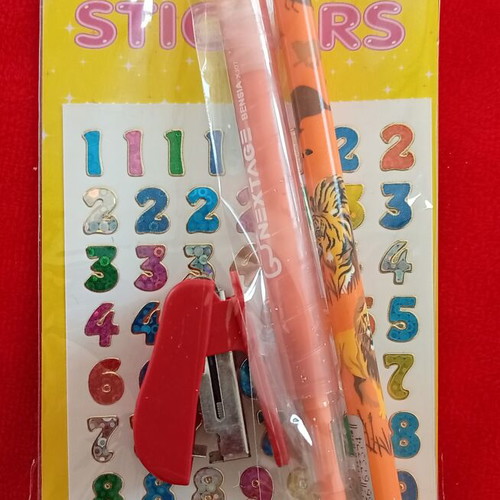 Vintage school stationery set sealed, made in Taiwan