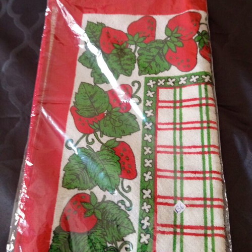 Vintage towel unused from the 70s-80s