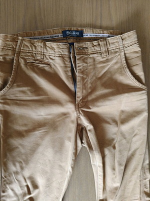 Pull&Bear men's chino pants like new, beige