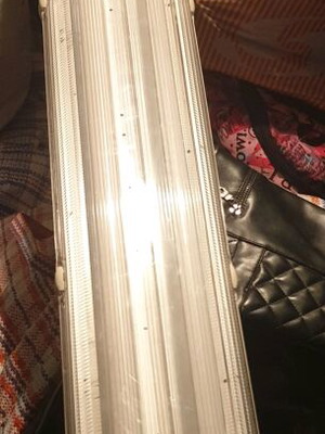 Outdoor Scafaki Lights Used, Pack of 3, 2 T8 Lamp Holders 150cm