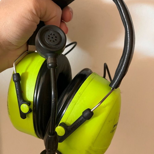 3M Peltor MT7H79F-01 GB communication earmuffs used, two-way