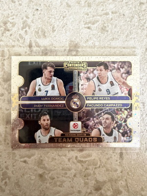 Real Madrid Team Quads Euroleague Contenders card like new