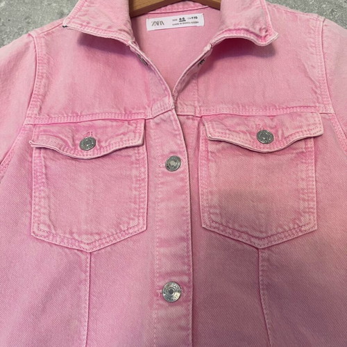 Zara girls' denim dress like new, pink, -  9,00 - Vendora.cy