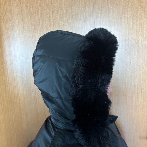 Black puffer jacket XL new from Temu
