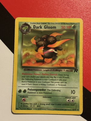 Dark Gloom Rocket 36/82 Pokemon card