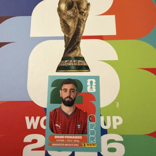 Panini World Cup 2026 Bruno Fernandes Sticker new