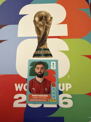 Panini World Cup 2026 Bruno Fernandes Sticker new