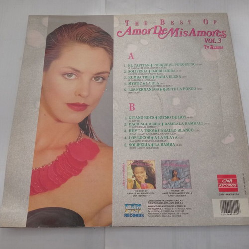 The Best Of Amor De Mis Amores Vol. 3 vinyl record new, Latin