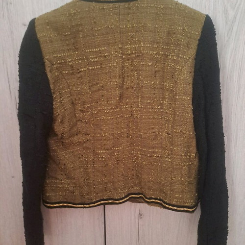 Mango jacket like new, size L 40 12, black and green