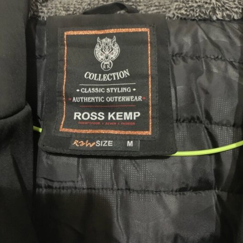 Ross Kemb parka jacket size M like new, black