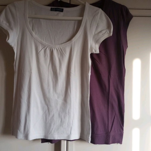 Mako tops used, set of 2, Playlife and Badila, size L
