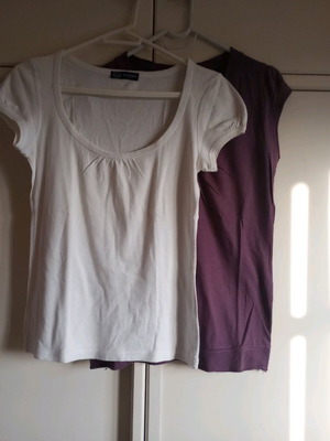 Mako tops used, set of 2, Playlife and Badila, size L