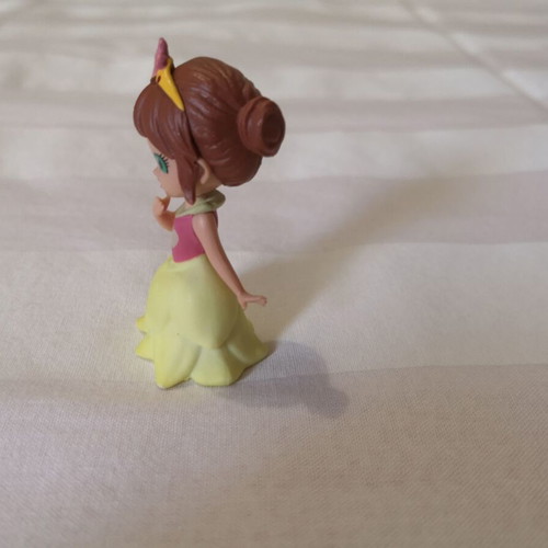 Girl figure with yellow dress used