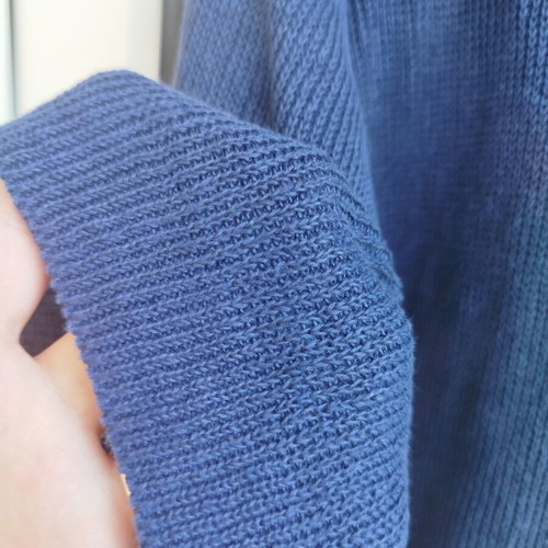 Marc O'Polo linen pullover sweater, blue, XL